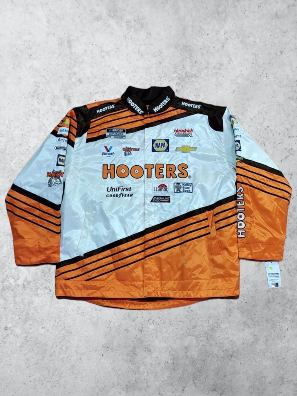 Campera Nascar Chase Elliott Hooters Authentic Xxl Sku J502 * thumbnail 3
