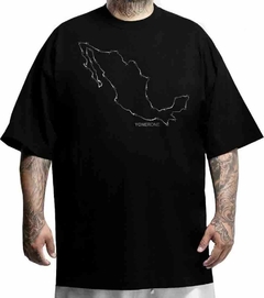 REMERA YONERONE MAPA METALLICO
