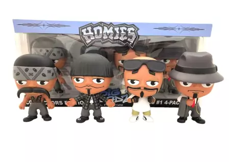 Set HOMIES™ - BIG HEADZ 4-Pack Figure Set SERIES #1 DGA