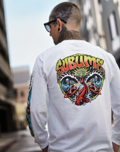 Manga Larga Sullen Clothing MEN'S BADFISH LONG SLEEVE BY SULLEN - comprar online