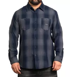 Camisa Sullen Clothing CAMINO FLANNEL GREY DAYS