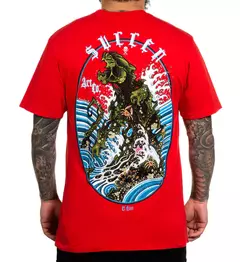 Remera Sullen Clothing CORAL PANTHER RED PREMIUM