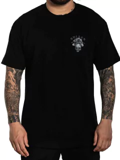 Remera Sullen Clothing FARRAR ROSE SKULL STANDARD TEE - comprar online