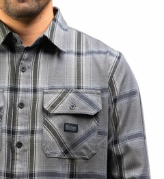 CAMISA SULLEN CLOTHING GRANGER FLANNEL - CEMENT - comprar online