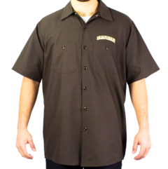 Camisa LOWRIDER MECHANIC SHIRT S/S Brown - comprar online