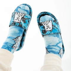 Ojotas Adilette RIPN DIP NIKOLA SLIDES (BLACK/BLUE) - comprar online