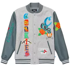 CAMPERA COOKIES PACK 12 LETTERMAN JACKET ASH
