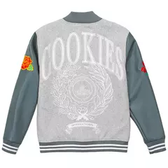 CAMPERA COOKIES PACK 12 LETTERMAN JACKET ASH - comprar online