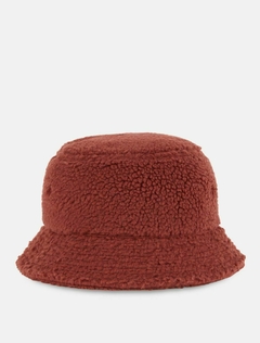PILUSO DICKIES RED CHUTE FLEECE BUCKET HAT GINGERBREAD BROWN - comprar online