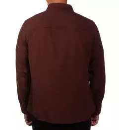 Camisa Sullen Clothing STRIPER FLANNEL - RUST/BLACK - comprar online