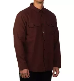 Camisa Sullen Clothing STRIPER FLANNEL - RUST/BLACK - Travel Store 420