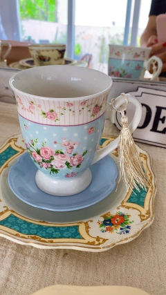 Mug shabby de porcelana - comprar online