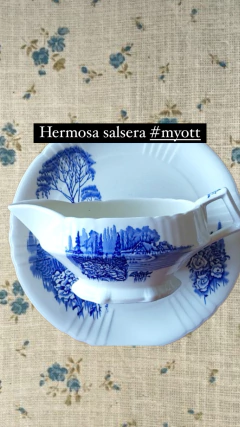 Salsera Myott England de buen tamaño - tres deseos vintage market
