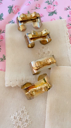 Servilleteros x 4 unidades - tres deseos vintage market