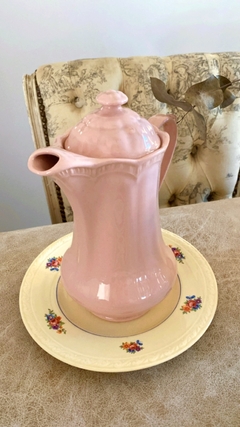 Cafetera/chocolatera grande Meakin rosa en internet