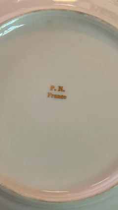 Plato de postre 20 cm porcelana francesa - tienda online