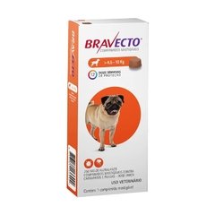 PASTILLA PULGUICIDA Y GARRAPATICIDA BRAVECTO. DE 4.5 A 10 KILOS