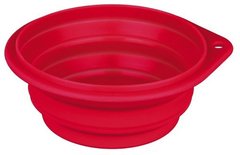 COMEDERO/BEBEDERO PORTATIL PLEGABLE DE SILICONA. GRANDE TRIXIE - IMPORTADO - comprar online