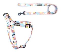 CONJUNTO HUSKY PRETAL Y CORREA MALLIN - TALLE S