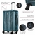 Valija Urban Mode Hard Azul Petroleo - Wanderlust - tienda online