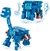 Bloques Ladrillos Dinosaurio Transformable "Thunder Sauropod" Qman® en internet