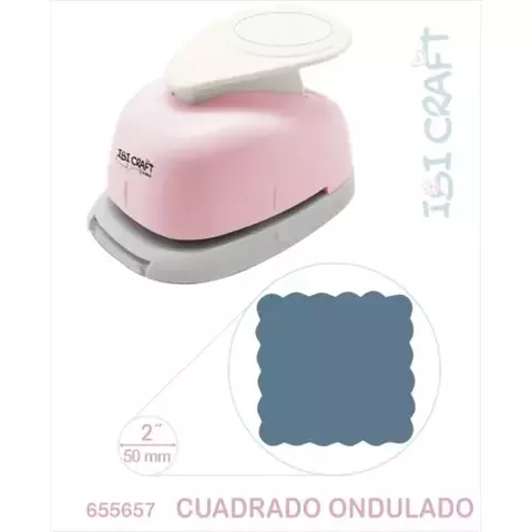 Perforadora Artistica 50Mm 2 Cuadrado Borde Ondulado - Ibico