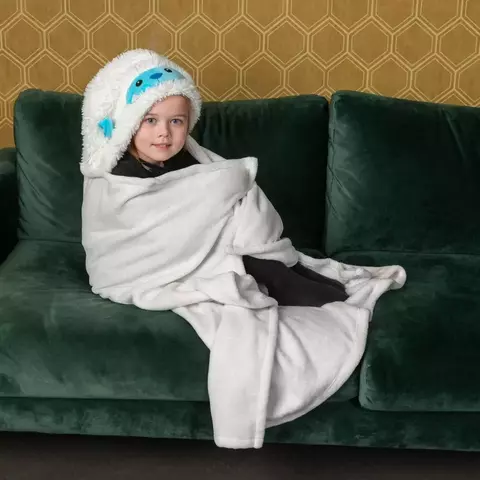 Peluche Manta Con Gorro 130Cm Animal Hooded Yeti - Cozy Noxxiez