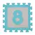 Piso De Eva Numeros 10 Piezas 30X30Cm 8Mm Pastel/ Clasico - Multieva - comprar online