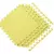 Piso De Eva 60X60Cm 10Mm 4Pcs + 8 Bordes Amarillo/ Celeste - Multieva