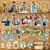 Stickers Calcos Messi Argentina Dibu Mundial Pack X 24 Unidades en internet