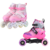 Patin y Roller 2 En 1 Talle Regulable Black VS Candy- Bipokids - comprar online