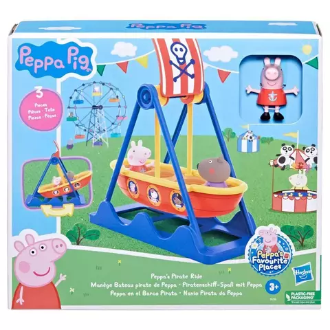 Playset Peppa Pig Peppa En El Barco Pirata - Hasbro