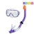 Set De Snorkel Para Adulto Lentes Policarbonato Lila - Intex