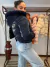 PUFFER CON PIEL