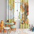 Cortina Tecido Oxford Quarto Infantil Árvore Outono Animais Diversos - 280x220cm