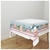 Toalha De Mesa 4 Lugares Feliz Páscoa Coelho Rosa Flores - 140x140cm