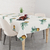 Toalha De Mesa Retangular 6 Lugares Tecido Oxford Abacaxi Aquarela - 220x140cm