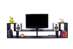 Combo Racks Tv L Negro - comprar online