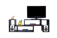 Combo Racks Tv L Negro - Dose Design