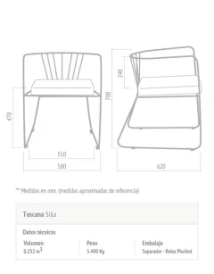 SILLA TOSCANA - tienda online