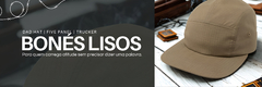 Banner da categoria Bonés Lisos