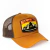 Boné Aba Curva Trucker - Original Cowboys - Caramelo/Marrom- VDM02 - CHORABOY