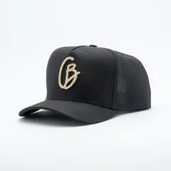 Boné ChoraBoy Aba Curva Acrílico - Premium Metalico CB - Preto - REF 26