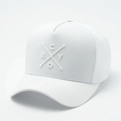 Boné ChoraBoy Aba Curva Acrílico - Colors Branco - REF 293