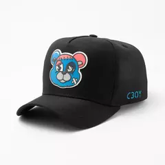 Boné ChoraBoy Aba Curva Acrílico - Premium Urso Preto - REF 42