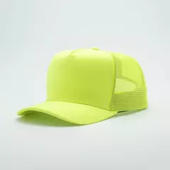 Boné Liso Trucker - Neon Amarelo - REF 14