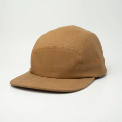 Boné Five Panel Aba Reta - Bege - REF 312