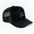 Boné ChoraBoy Aba Curva Trucker - Premium - Preto/Degradê Azul - REF 301 na internet