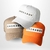 Kit 3 Bonés ChoraBoy Aba Curva Trucker - Bege, Branco, Laranja - comprar online