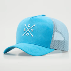 Boné ChoraBoy Aba Curva Trucker - Arrow - Azul Piscina - REF 415